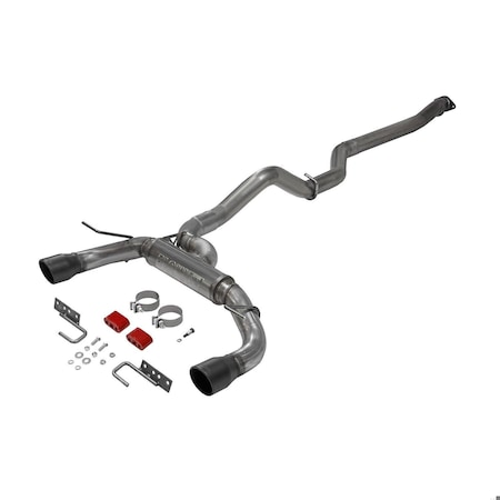 Flowmaster 21C BRONCO 2.3/2.7L FLOWFX CATBACK EXHAUST 3IN X 3IN DUAL OUTLET 4IN TIP SS 718146